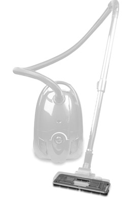 Staubsauger transparent